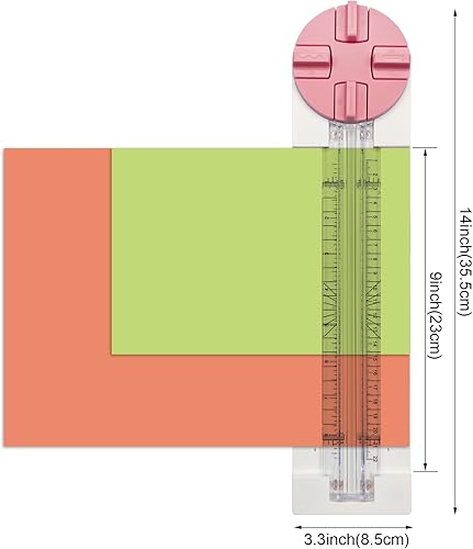 Miniatura 4 de WBJKZJD Cortador de papel, cortador de papel artesanal de 4 estilos, herramienta multifunción para cortar papel, fotos, álbumes de recortes,