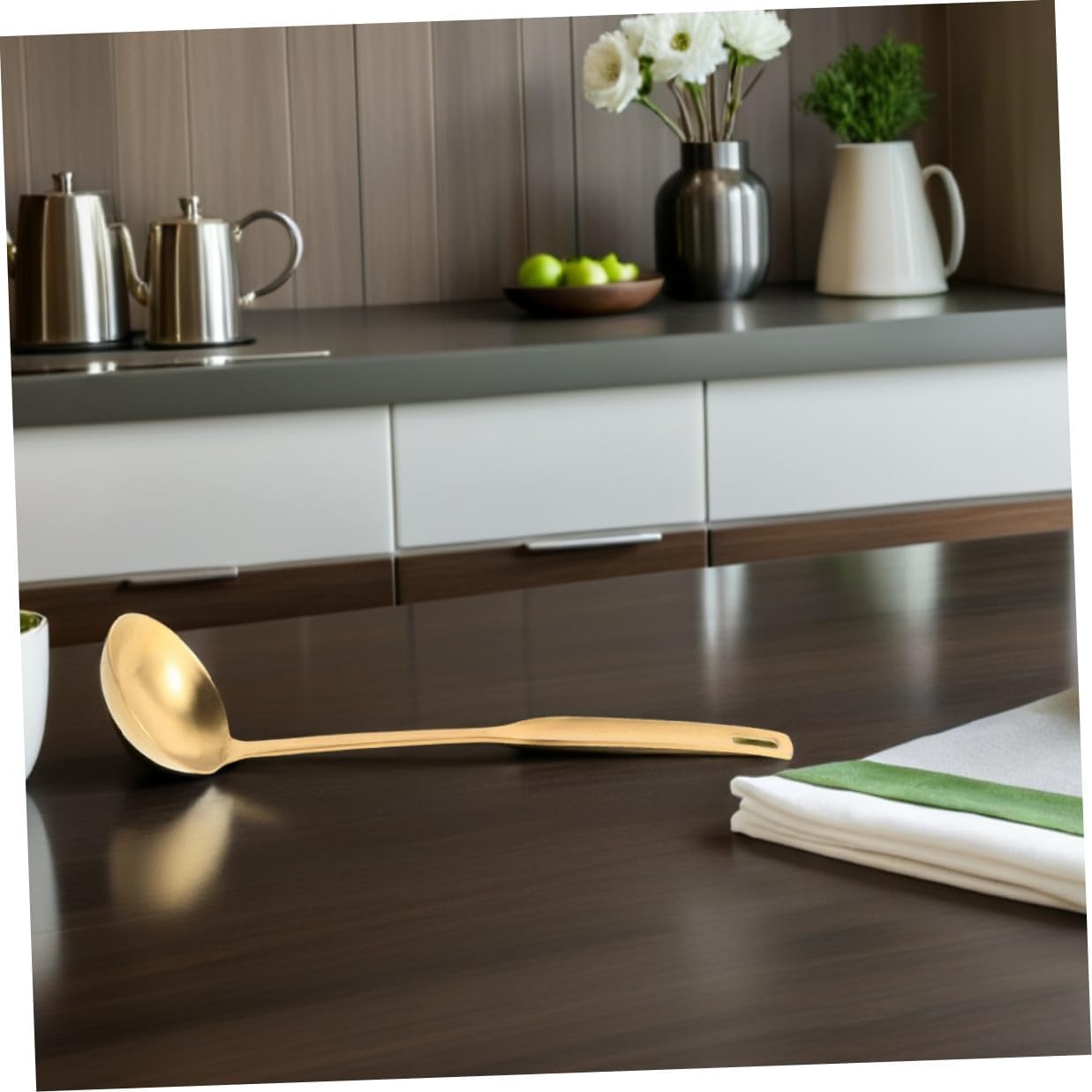 2pcs Stainless Steel Soup Ladle for Hotpot and Soups