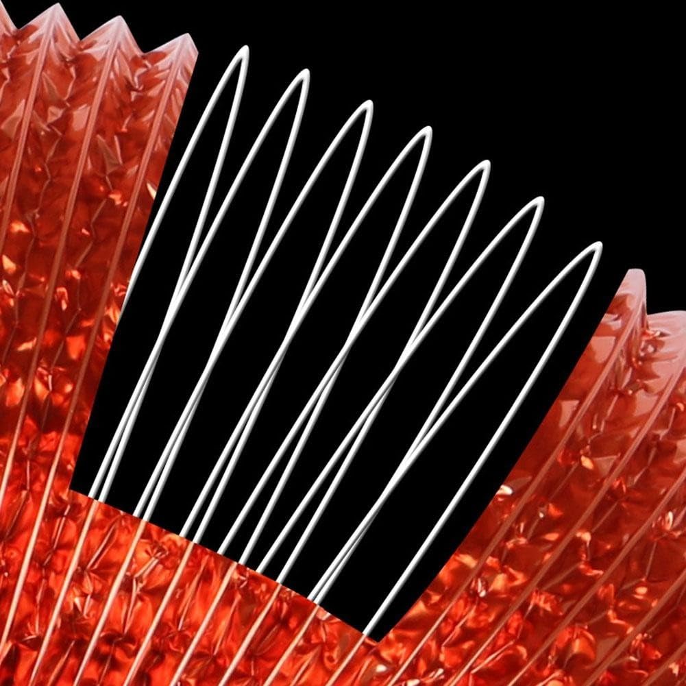 Condotto flessibile in lamina di alluminio, condotto di scarico ad alta temperatura da 3 metri, per asciugatrici, cappe, ventilatori per aria condizionata (153 mm)