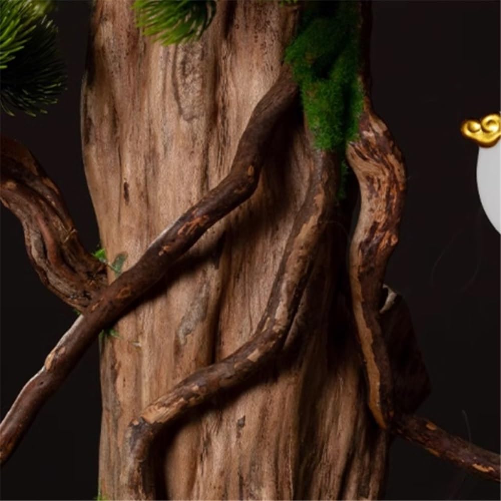 Soggiorno Grandi alberi bonsai artificiali for l'ingresso del soggiorno, ornamenti di benvenuto, piante finte di pino per esposizione