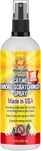 Miniatura 1 de Bodhi Dog Spray disuasorio para gatos para uso en interiores y exteriores  Spray de entrenamiento seguro para gatos con aceites esenciales