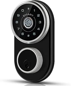 Keyless Entry,Fingerprint Door Smart Lock,Keypad Deadbolt Lock for ...