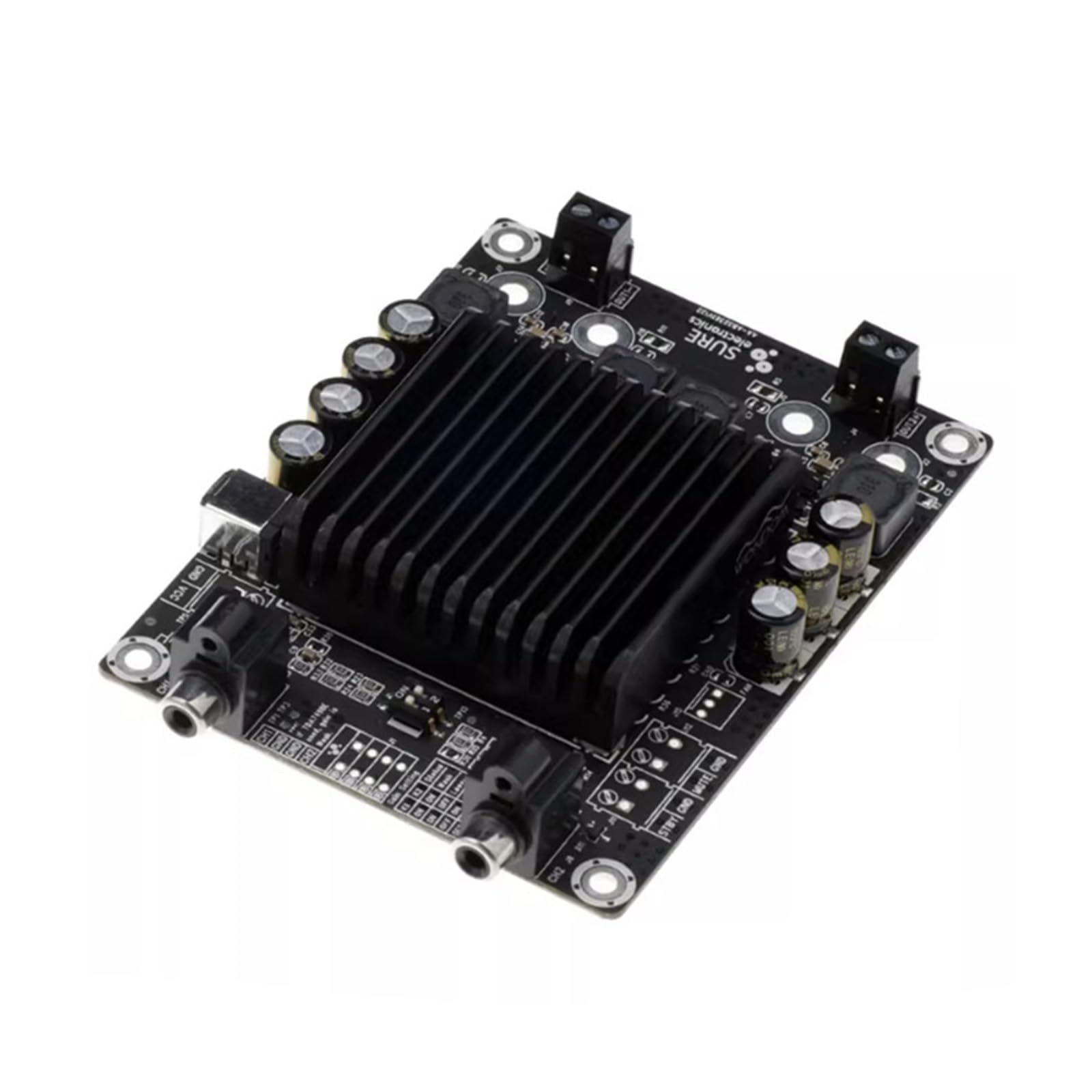 2 schede amplificatori audio digitali a due canali da 25 W di classe D per impianti sonorici e dispositivi commerciali, scheda amplificatore audio classe D per dispositivi portatili