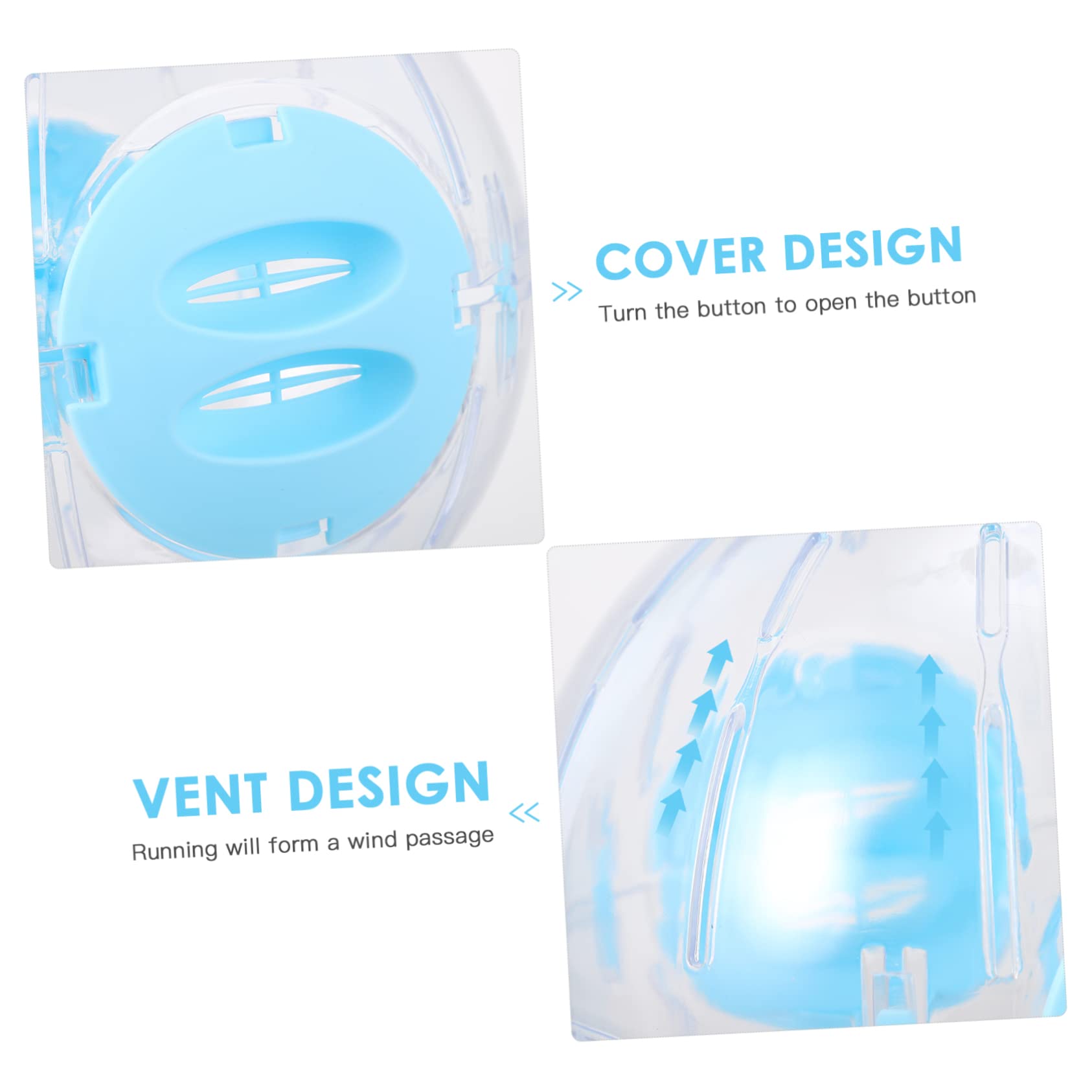 BESPORTBLE Pet Wheel Toy Hamster Exercise Toy Large Hamster Running Ball Crystal Ball Wheel for Pet Fun