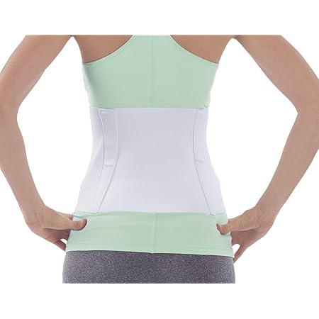 Amazon Com Nyortho Tapered Abdominal Binder Compression Wrap Breathable Stomach Support Post Injury Or Surgery With Contoured Body Specific Design 54 60 Inch Health Personal Care