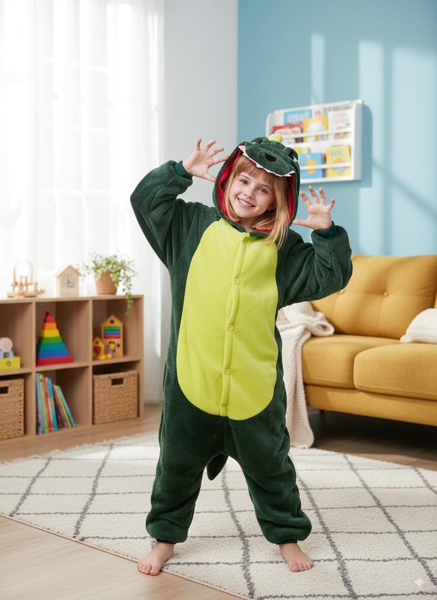 XXLOG Kids Onesie Animal Costume Christmas Costumes Unisex One Piece Cosplay Suit for Boys and Girls