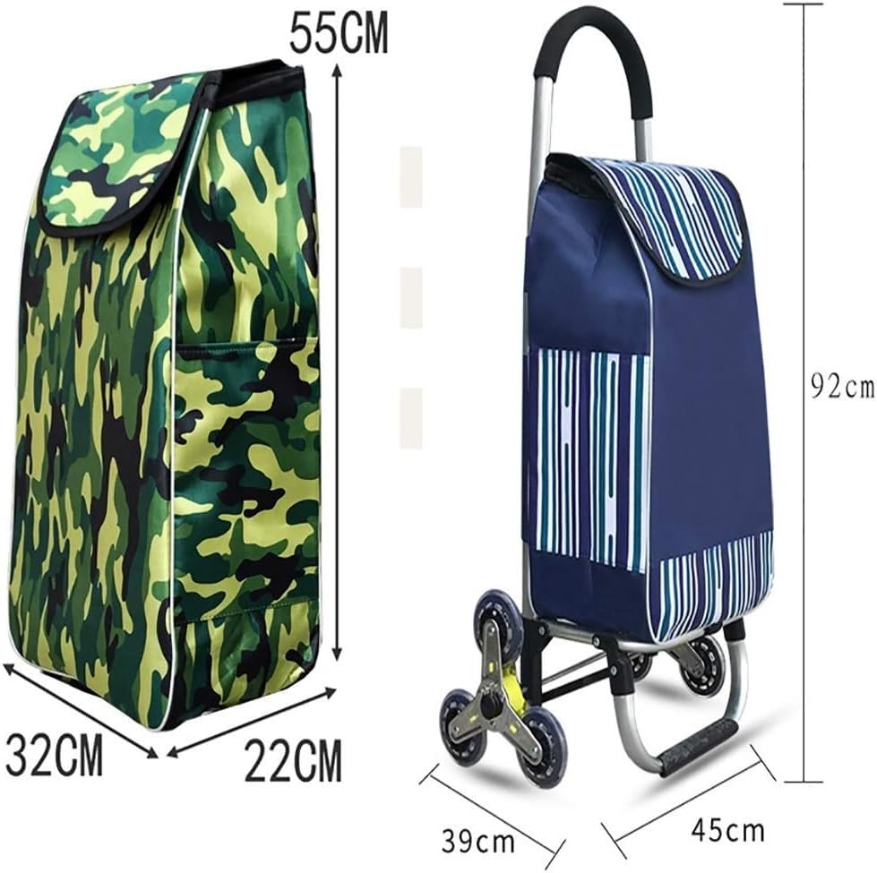 Carretilla pequeña plegable portátil para compras, carrito móvil ligero para el hogar miniatura 6