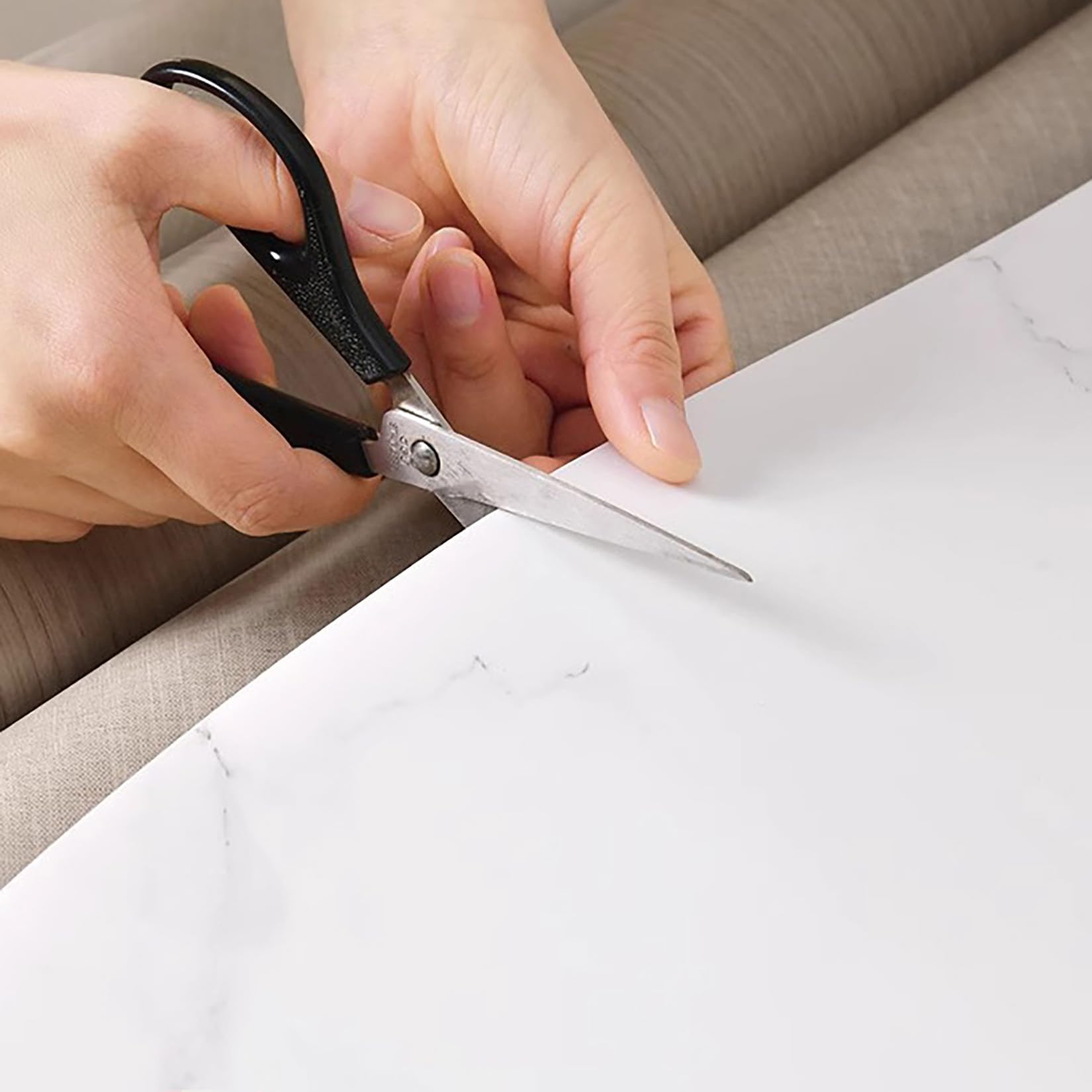 Paneles Tapiz Autoadhesivo Muebles Mármol,2mm Papel Pintado Adhesivo- Rollo De Aislante Termico - Paneles De Pared 3D Impermeable Antihumedad Contacto Papel Decorativo Para Hogar/Dormitorio/Salón
