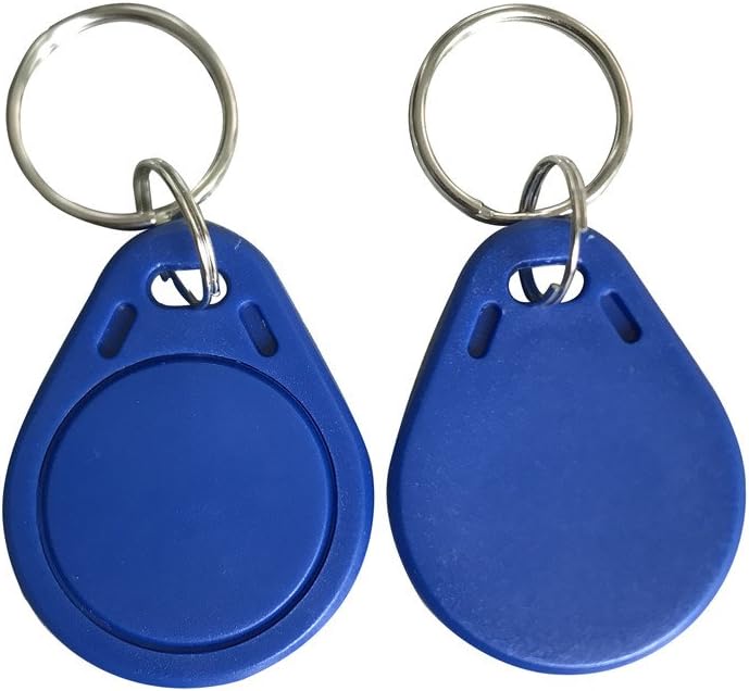 YARONGTECH NFC Fob MIFARE Ultralight EV1 13.56mhz Blue Key (Pack of 10)