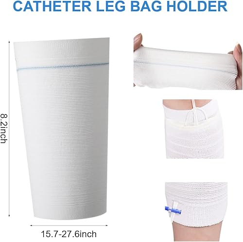 Miniatura 2 de Soporte para bolsa de pierna de catéter, 2 piezas, bolsas de orina para piernas para hombres y mujeres, dispositivo de estabilización de catéter