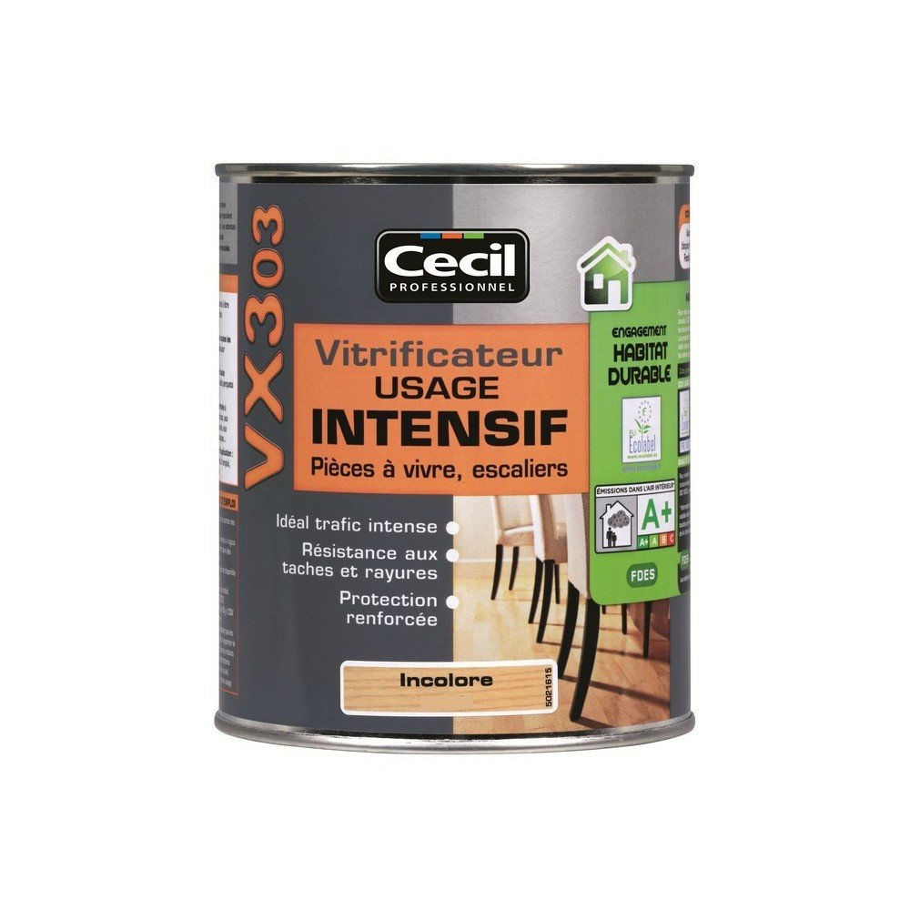 VITRIFICATEUR CECIL VX303-1 Litre, Mat