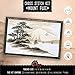 Povitrulya 'Mount Fuji', Japanese Landscape. Counted Cross Stitch Kit for Home Decor, 11