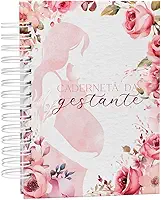 Planner da Gestante – Completo para Registro da Gravidez, Capa Dura Holográfica, 220 páginas, Papel 90g, Tam. A5 (15x21cm)