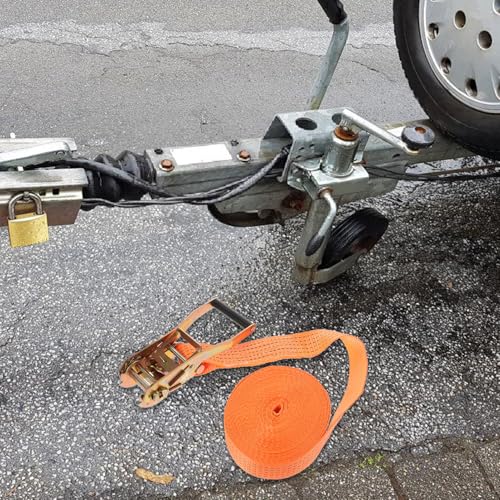 ZUNOXAZ Ratschengurt Ratschen-spanngurte Ladungsgurte LKW-Gurte Kajak-Gurte Für Dachgepäckträger Spanngurte Anhängergurte Zurrgurte Umzugsgurte Autogurte Zurren