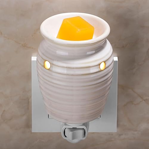 Miniatura 2 de STAR MOON Calentador de Cera Derretida de Cerámica Enchufable, Difusor para Aceite de Fragancia, Derretidor de Velas que se Enchufa a la Pared