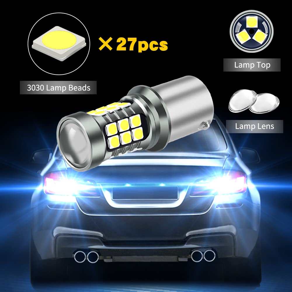 2pz 1156 P21W 382 Lampadine Reverse Auto LED Freno Arresto Coda