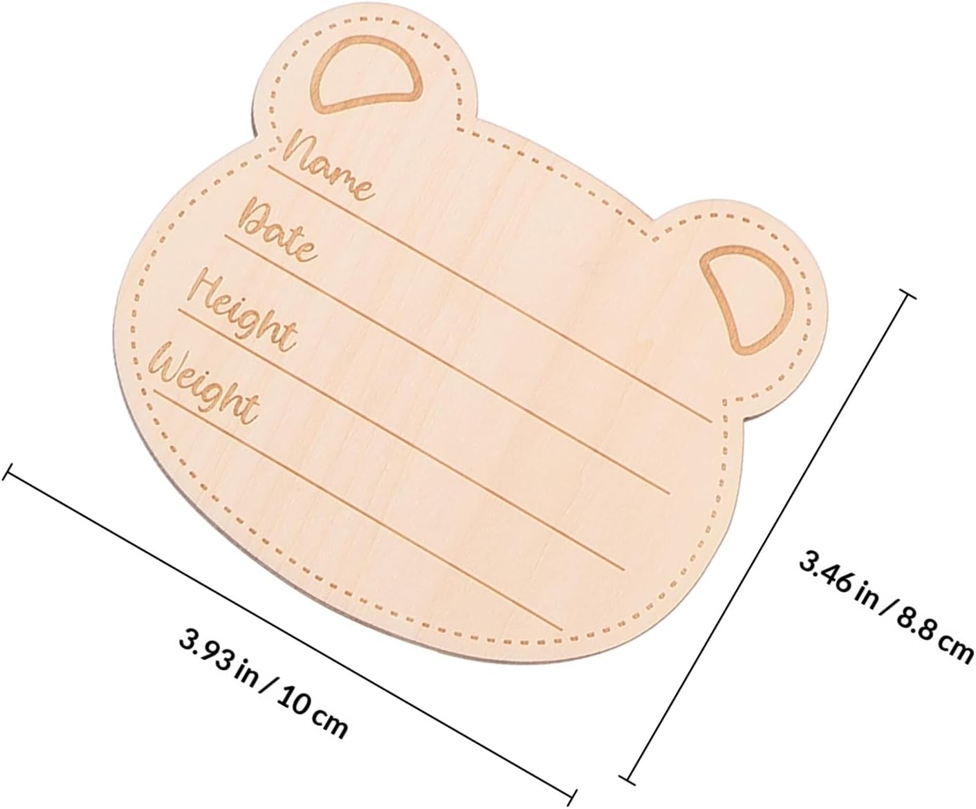 Healifty 14pcs Wooden Growth Cards for Newborns Photo Props Monthly Signs Newborn Announcement Set