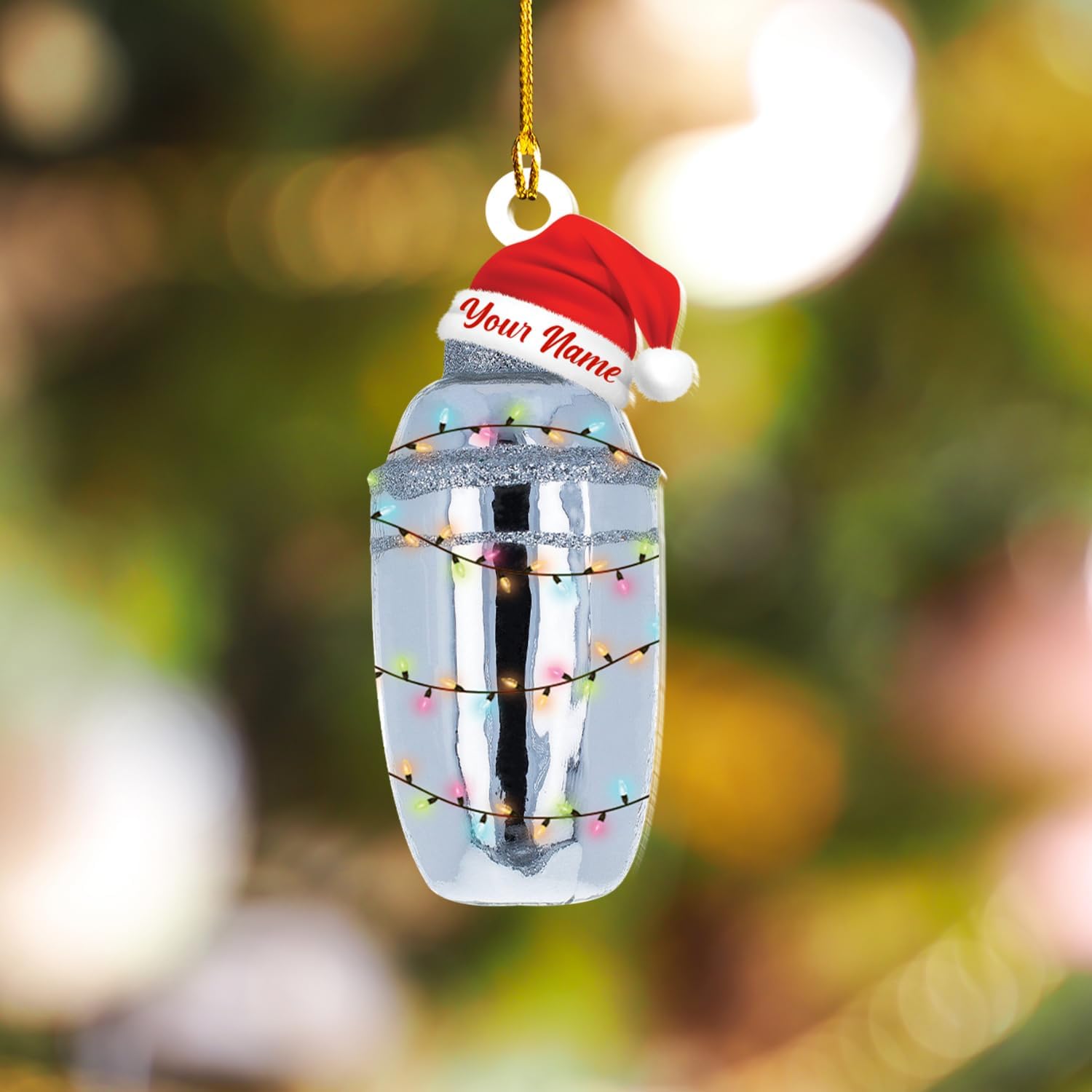 MAPrints Personalized Bartender Christmas Ornaments