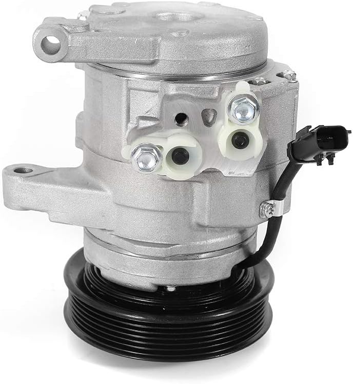 A/C Conditioner Compressor, A/C Compressor with Clutch for 2004-2007 Dodge Dakota Ram 1500 V6 3.7L & V8 4.7L, OEM 10350380, CO 10800C (CO 10800C)