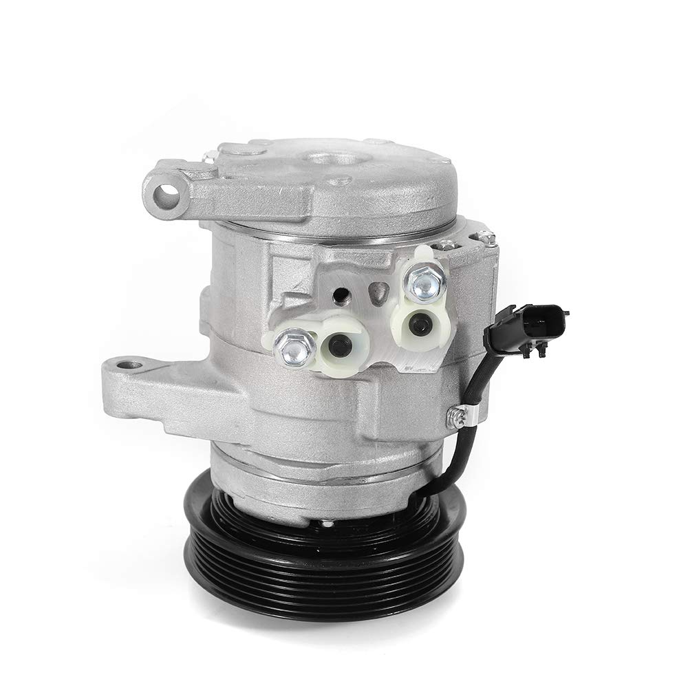 A/C Conditioner Compressor for Dodge Dakota Ram 1500 V6 3.7L & V8 4.7L 2004-2007, Air Conditioning Compressor with Clutch Replace OEM Number CO 10800C