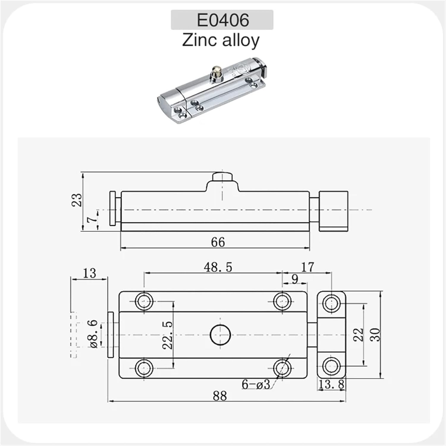 Automatic Spring Latch Lock Door Latch Wooden Door Door Door Windos Door Security Door Dormitory Door Bathroom Door Latch 1Pcs