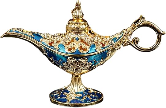 Aladdin Lamp Legend Light Lamp Aladdin Arabian Oil Lamp Box Metal Carved Hollow Legend Lamp Wishing Light Lamp Pot Decor Hollow Aladdin Light Wishing Pot Decor
