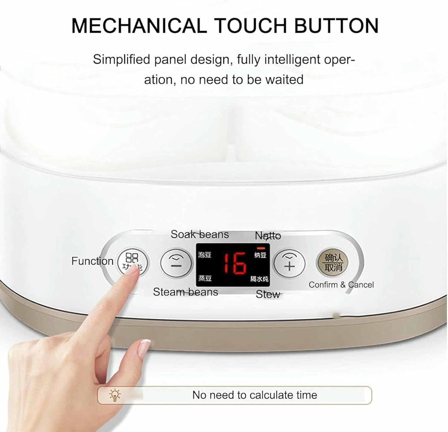 Automatic Black Garlic Fermenter Machine, Multi-Functional Smart Fermentation Machine Fermenter Pot for Black Garlic, Yogurt, Natto, Sweet Rice~/