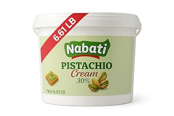Nabati Pistachio Cream Spread, 30% Real Pistachios, 3kg6.61 LB Bulk Container