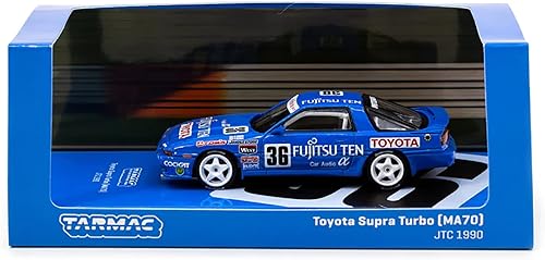 Supra Turbo (MA70) RHD (conducción por la derecha) Campeonato japonés de turismo (1990) "Hobby64 164 modelo fundido a presión por Tarmac Works