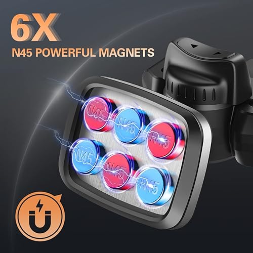 Miniatura 2 de volport Soporte magnético para automóvil con ranura para CD, soporte magnético universal de 360° para teléfonos inteligentes, mini tabletas, GPS,