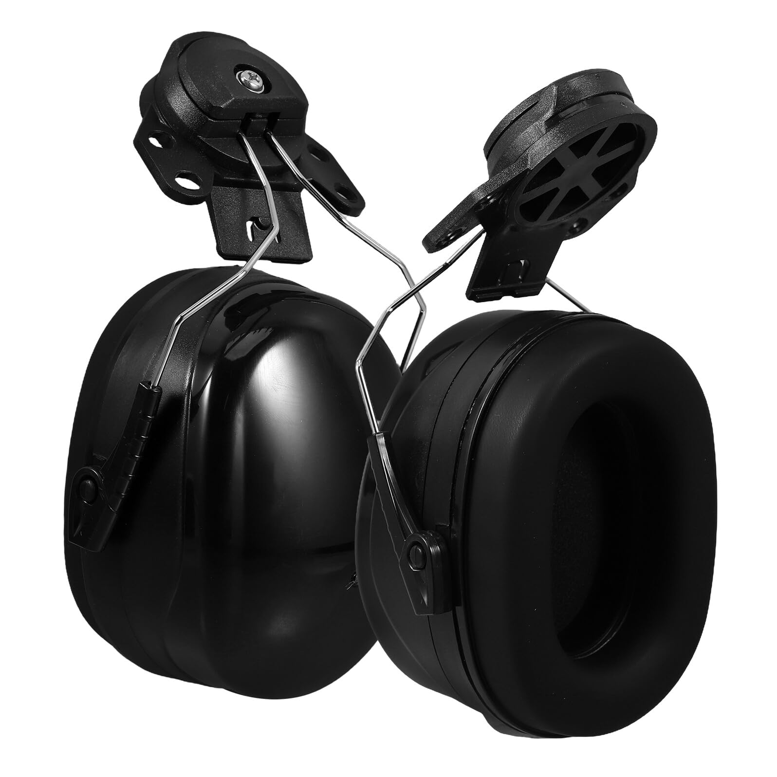 Mipcase Orejeras De Seguridad Industriales Cancelación De Ruido Para Casco De Construcción, Ajustables, De Abs Resistente y Diseño Ligero, Protección Auditiva Para Entornos Ruidosos y Uso Laboral