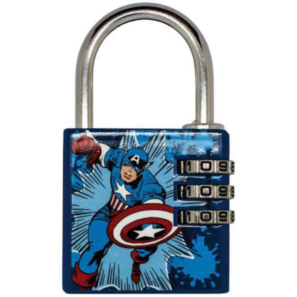 Cadenas à code Captain America Marvel : ne perdez plus jamais vos clés de casier