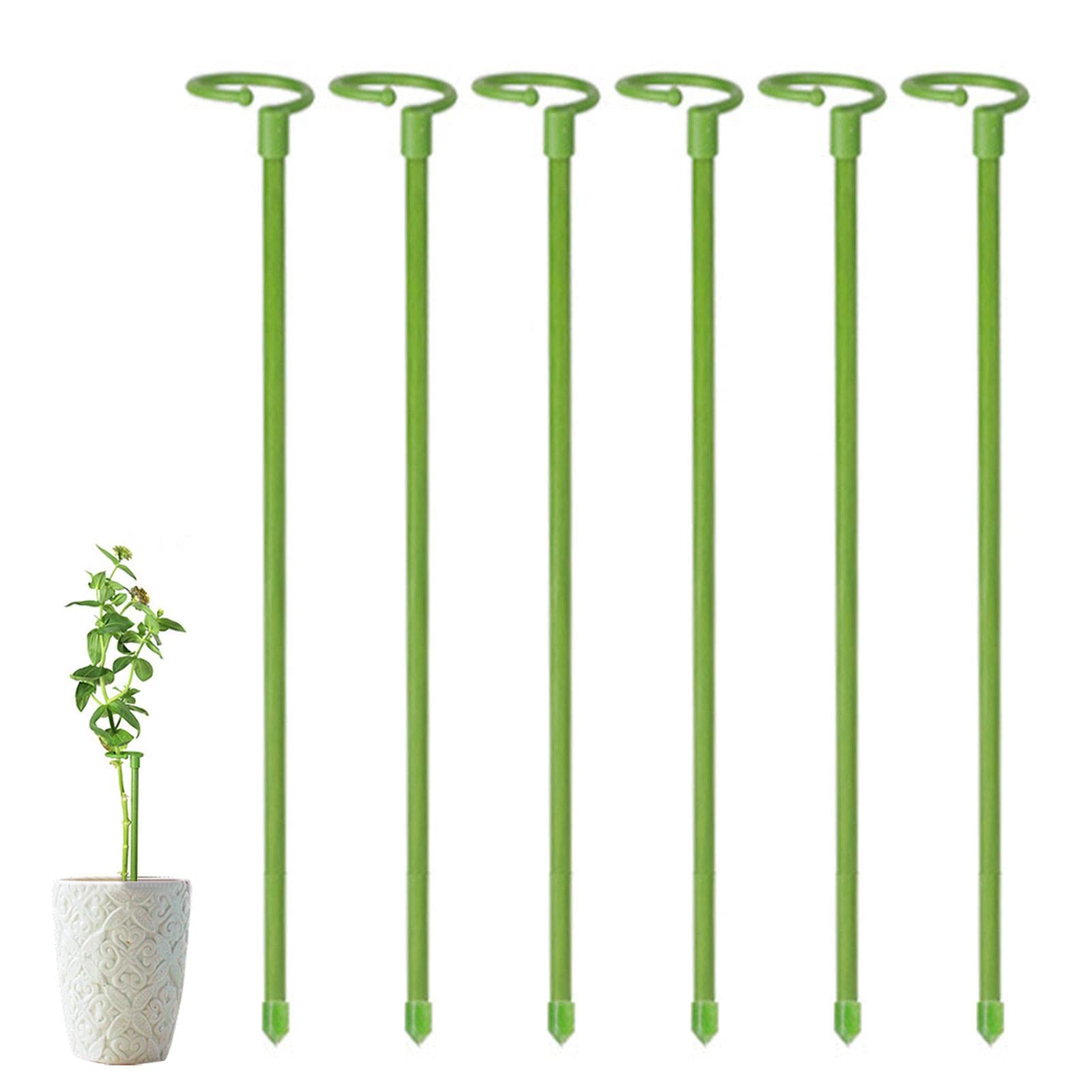 Pali a per pomodori – 3 supporti per piante in ferro, 43 cm, supporto per piante da giardino, telaio per sostenere raddrizzare gli steli delle piante
