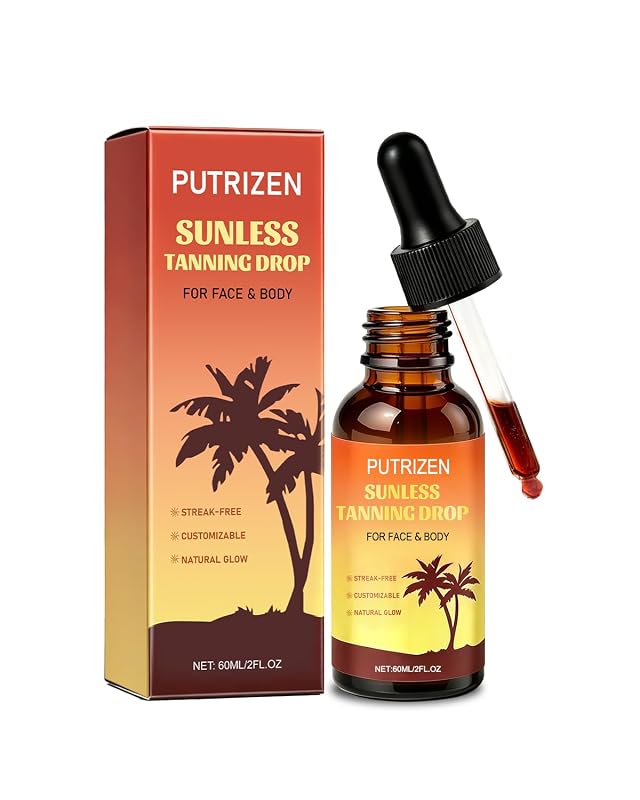 Gotas autobronzeadoras para rosto e corpo PUTRIZEN, 60 mL