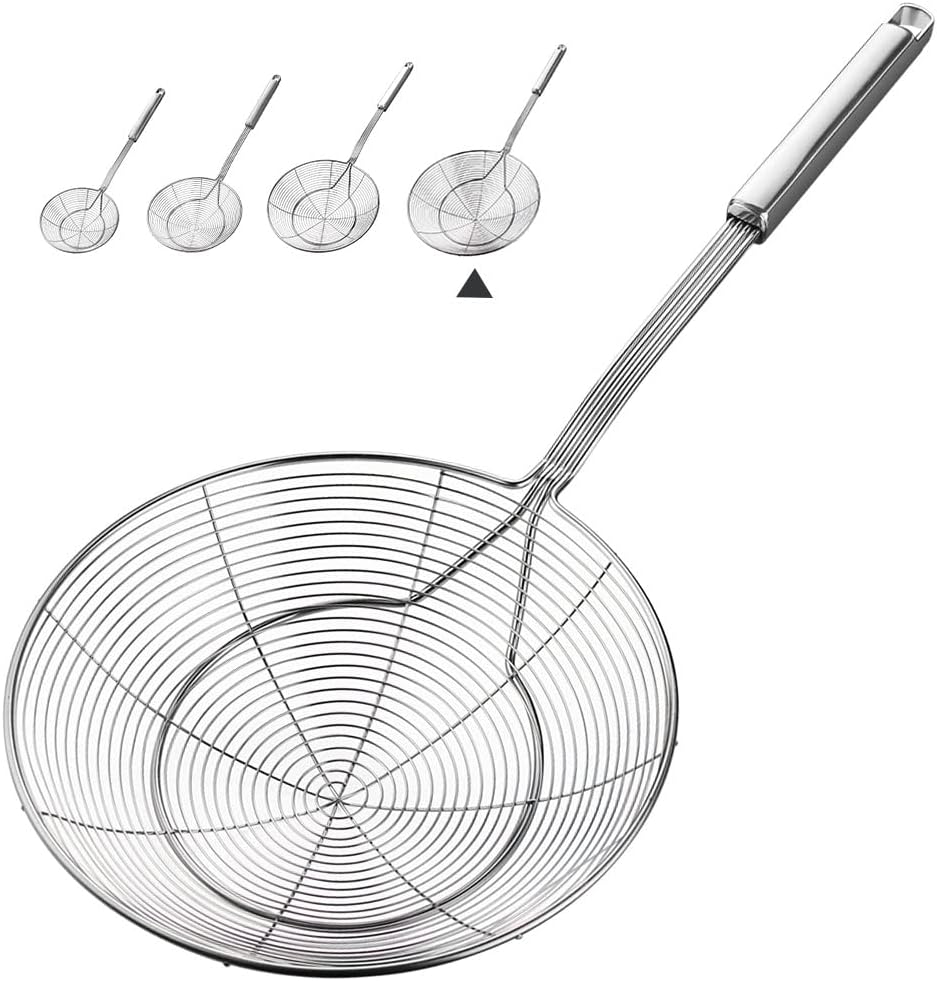 Amazon.com: Best Utensils Asian Kitchen Stainless Steel Spider Strainer ...