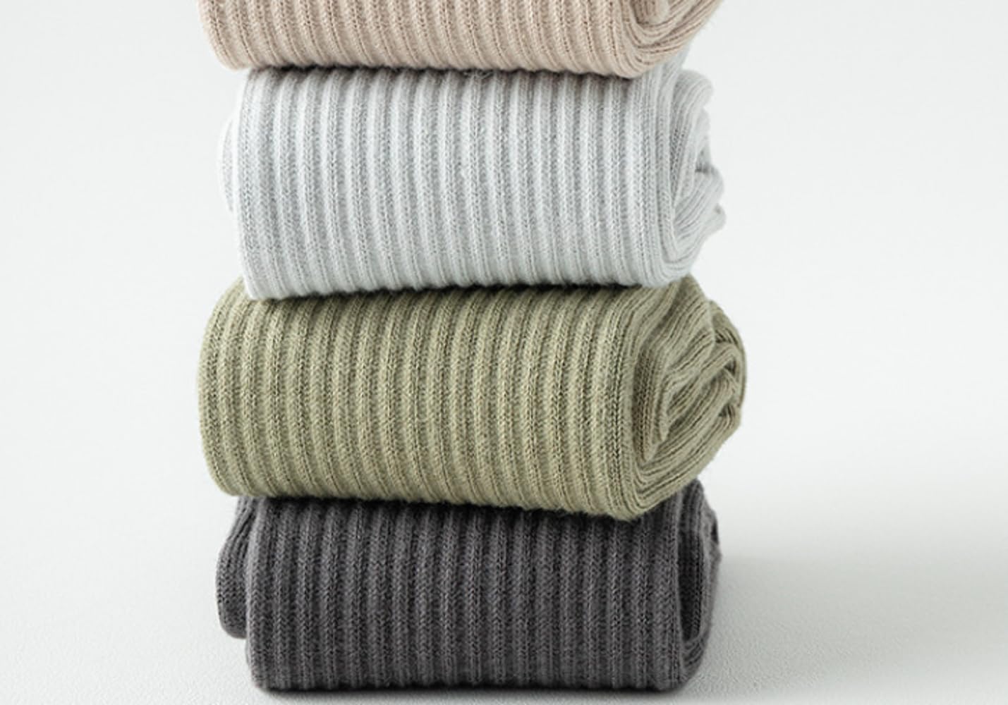 Pilates Yoga Socks with Grips for Women - Crew Length Ballet Barre Socks - Sticky Workout Hospital Socks - Image 3