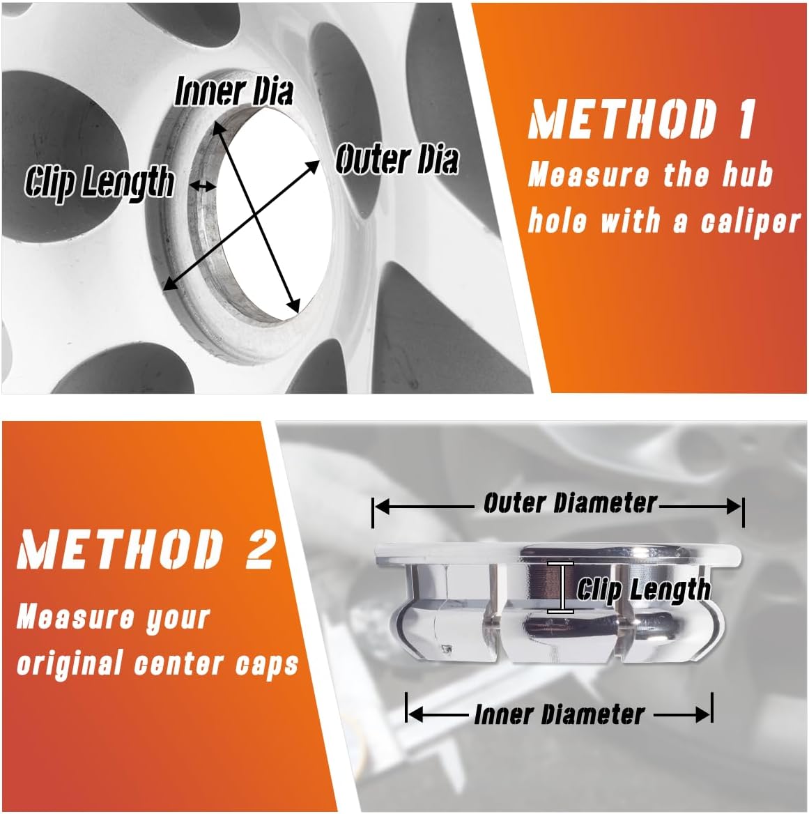 4Pcs 54mm(2.14in) Wheel Center Caps Wheel Rims Replacement 4895899AB 04895899 Chrome Hub Caps, Compatible with 2008-2010 Chrysler Town & Country 2005-2010 Chrysler 300 Rim Caps