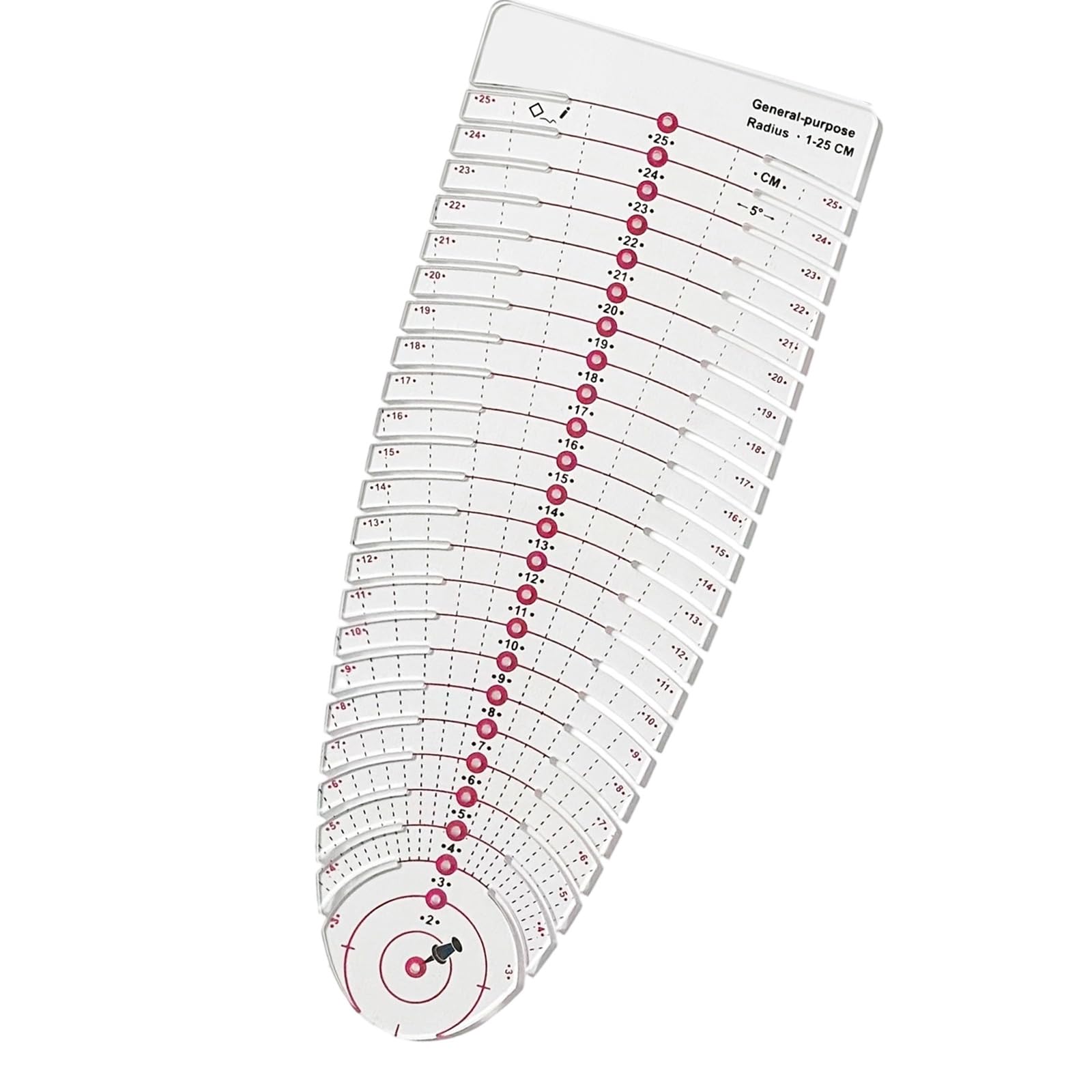 Limtula Centimeter Unit Transparent Antiscratch Sewing Measuring Ruler For Quilting Tailoring And Pattern Making Sewing Essential Clear Scale Tool