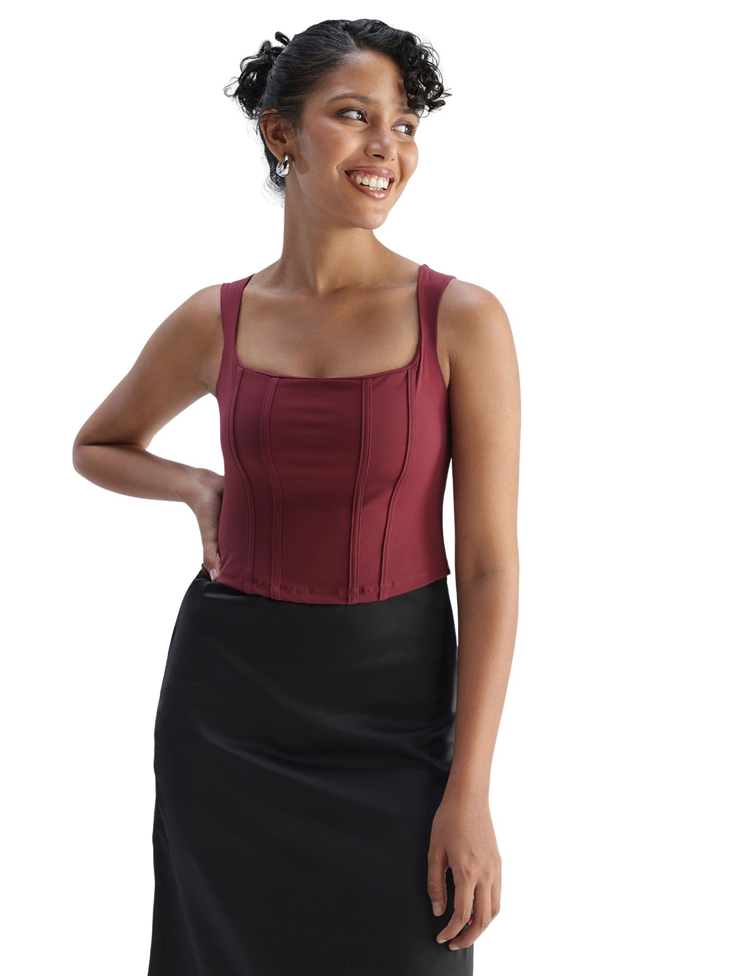CAVA Club Corset Top for Women with Built-in Bra, UV Protection & Stretch ADPT™ Fabric-image-24