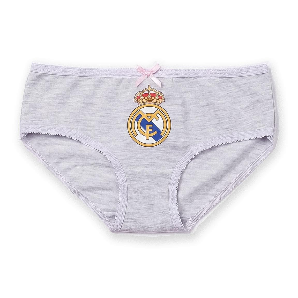 Real Madrid Calzoncillos Braguitas Niños Pack Ropa Interior Suaves Transpirables