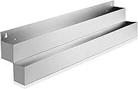 Vista 1 de GRIDMANN Riel de velocidad de doble nivel de 42 pulgadas - Soporte para botellas de licor de acero inoxidable para barras