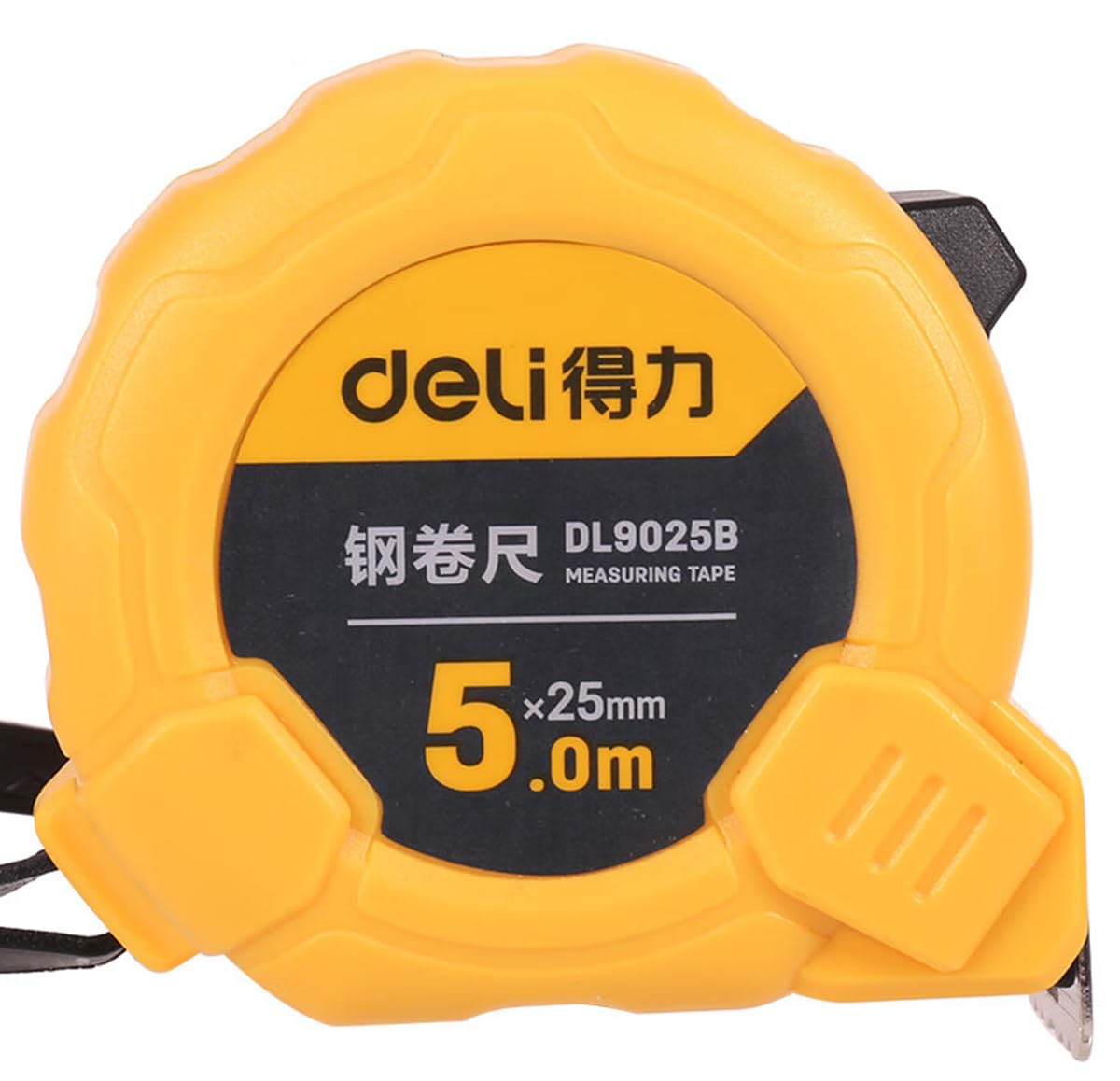 Steel Measuring tape Metric Scale Ruler Easy to Read Retractable Tape Measure with Smooth Sliding Tape Blade (5m*25mm)