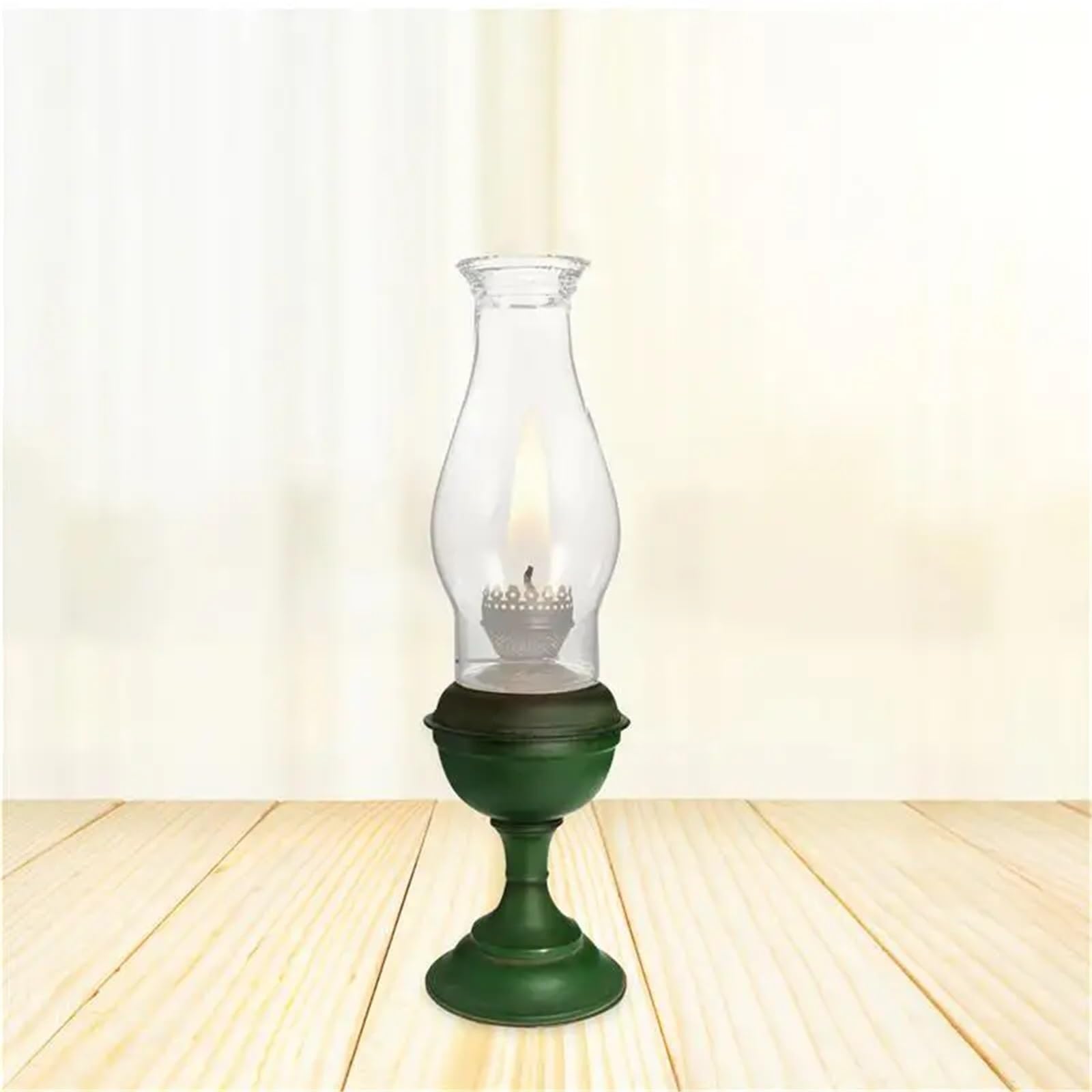 Szklany klosz lampy naftowej