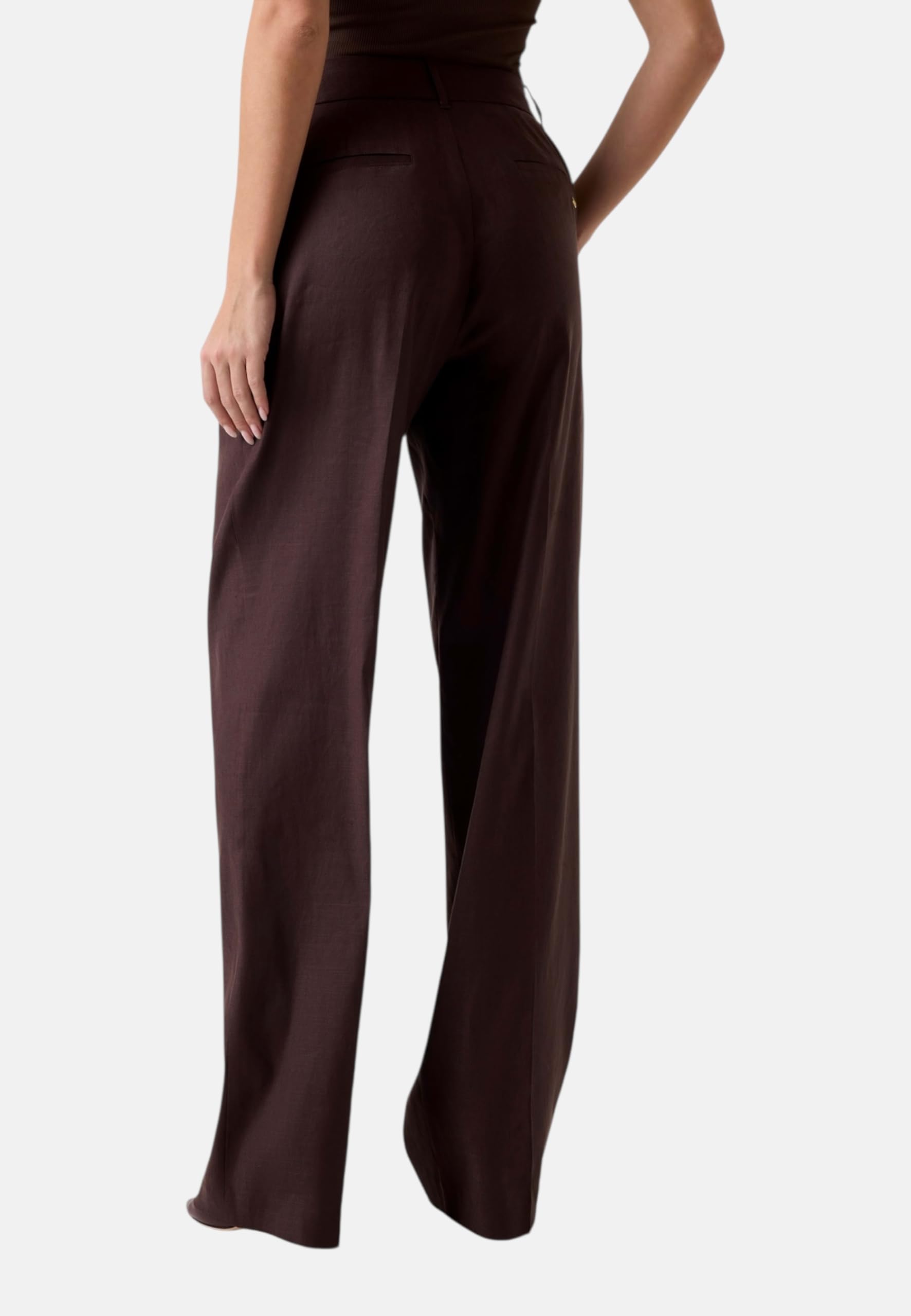 GUESS Donna Pantaloni Straight Leg Lino W6GB43W2840