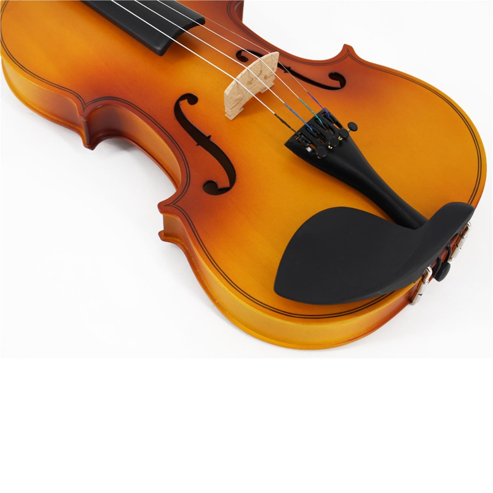Violino Set 4/4 3/4 1/2 1/4 1/8 Dimensioni Violino Opaco Compensato Principiante Pratica Violino Universale(4/4)