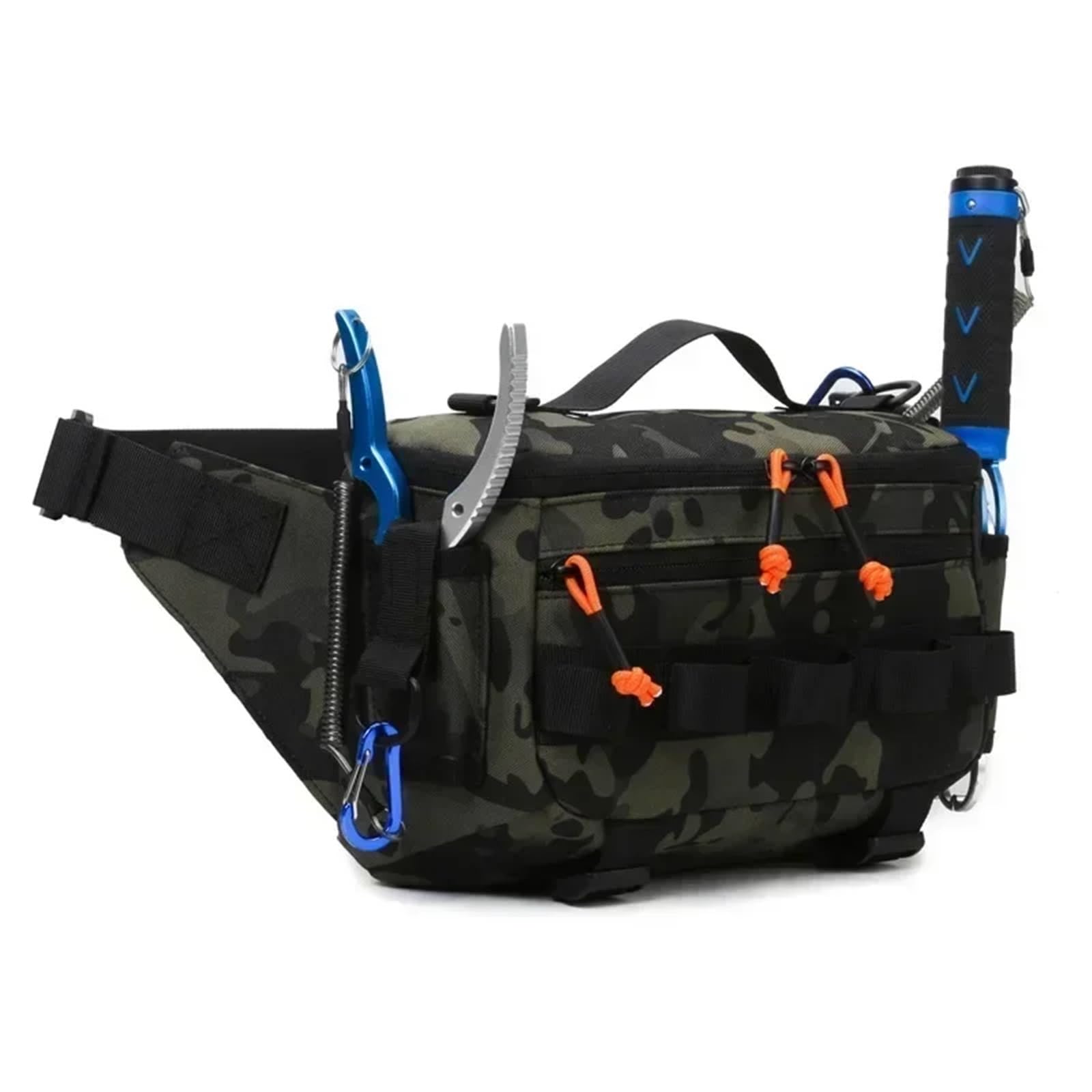 Sac de Pêche Sac de Poitrine de pêche, Sac de Taille, Voyage en Plein air, Sport, leurre, Camping, randonnée, Cyclisme pour Randonnée Voyage