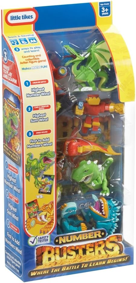 Little Tikes Numbers Busters Deluxe Starter Set of 10 Figures