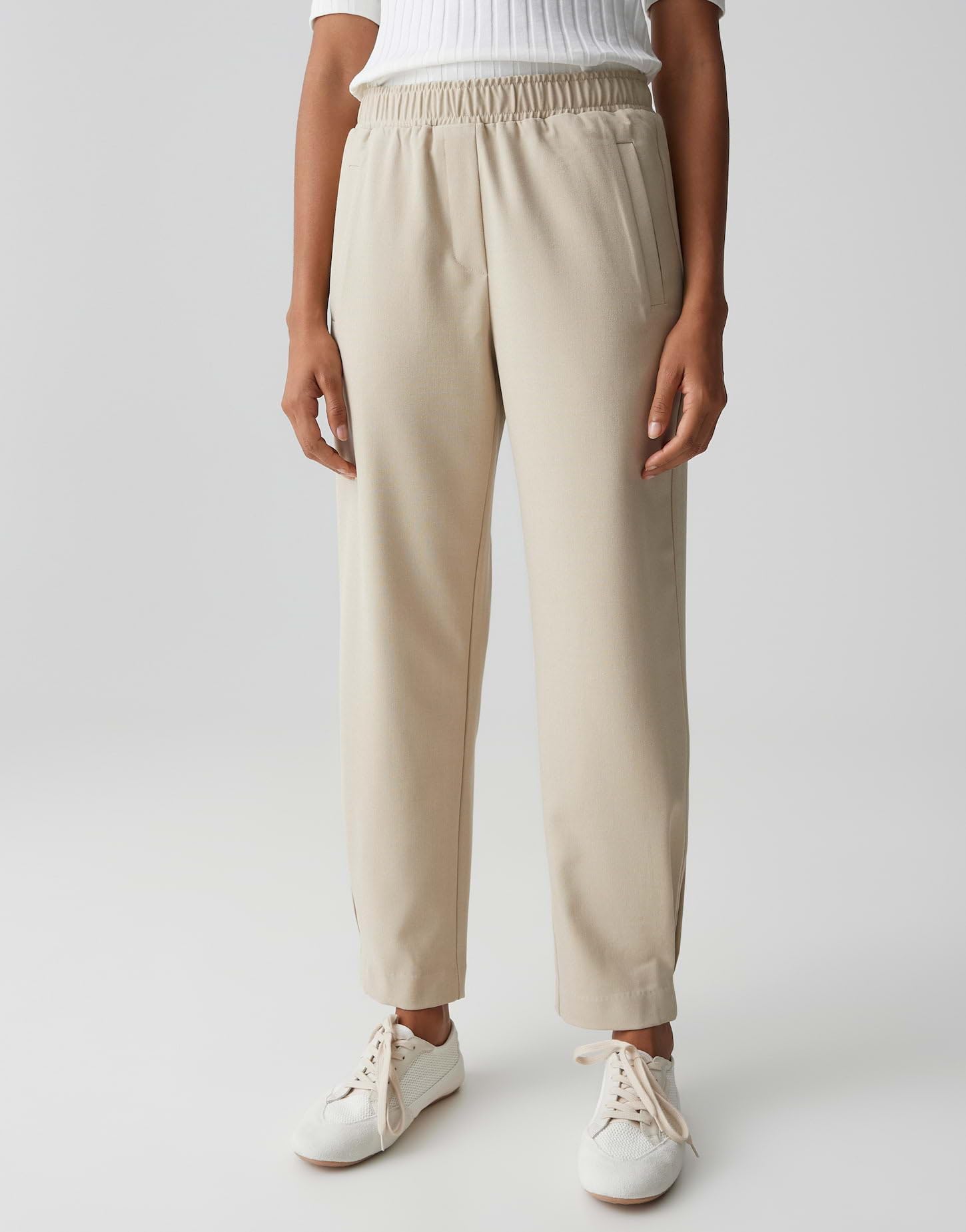 OPUS Damen City Pants | MYHA Flow Relaxed City Pants in feiner Mélange Optik
