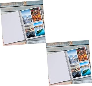 Abaodam 6 Conjuntos De Mangas De Cartão Transparentes Mangas De Cartão De Plástico Fichário A5 Mangas De Cartão Transparente Folhas Soltas Mangas De Foto Mangas De Bolso A5