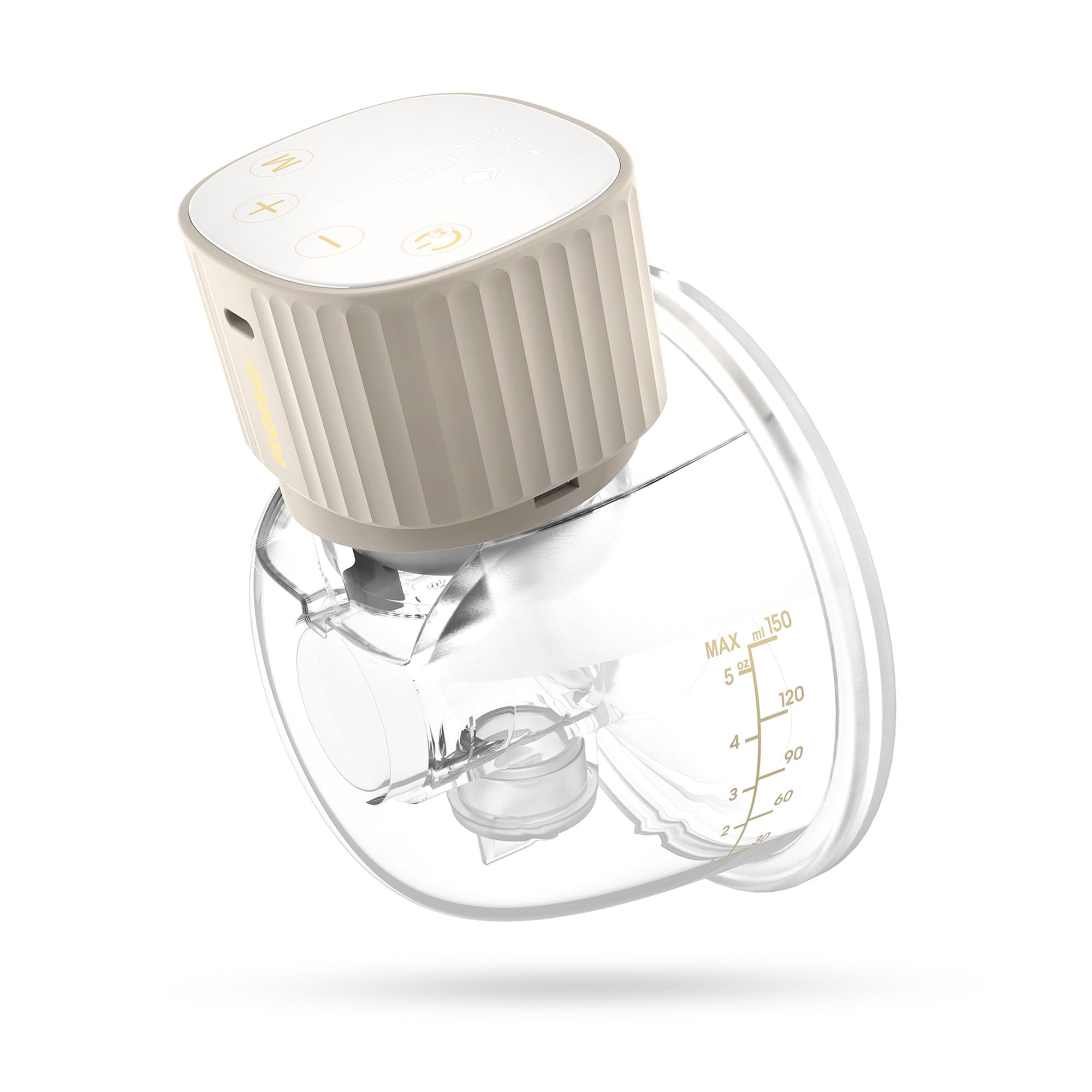 Neno Vento Milchpumpe Elektrisch Freihändig - Elektrische Milch Pumpe Handsfree - Breast Pump Electric - Dreiphasen Abpumpen Muttermilch - 9 Saugstufen - BPA-frei- Schnelles USB-C-Laden